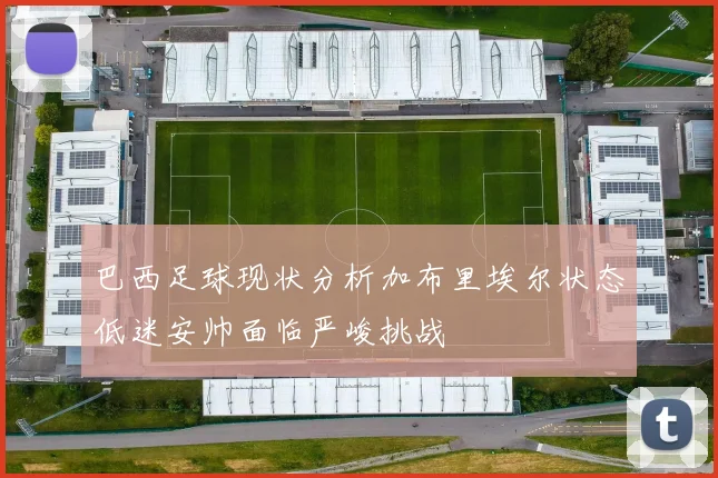 巴西足球现状分析加布里埃尔状态低迷安帅面临严峻挑战